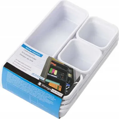 Image de Kit d'organisation pour tiroirs composé de 8 éléments avec insert modulaire