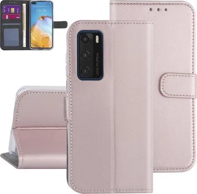 Produktbild von Book Case für Huawei P40 Rose Gold