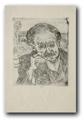 Immagine prodotto di Stampa artistica "Ritratto del dottor Gachet" di Vincent van Gogh – 20x30 cm – non incorniciata