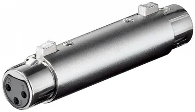 Obrázek produktu pro goobay XLR Adapter/Kupplung Buchse zu Buchse (Bulk)