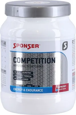 Produktbild von Sponser Competition Hypotonic Sportdrink – 1000 g Raspberry