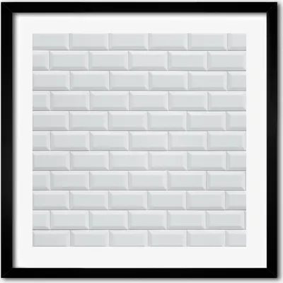 Produktbild von Bild - 50 cm x 50 cm - MDF - Rahmen, Wandkunst - Keramikwand