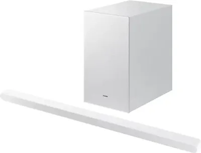 Produktbild von Samsung HW-S701D, 3.1 Kanäle, DTS Virtual:X, Dolby Atmos, Dolby Digital Plus, Dolby TrueHD, Kabellos, Separat, Weiß, AAC, AIFF, ALAC, FLAC, MP3, OGG, WAV