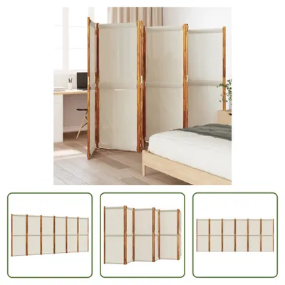 Immagine prodotto di The Living Store 6 pezzi. Paravent grigio chiaro 420x180 cm