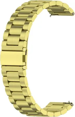 Zdjęcie produktu dla Sportowy pasek zamienny do Huawei Watch GT 3 42 mm ze stali nierdzewnej, kolor: złoty