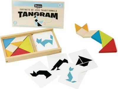 Produktbild von Tischspiel Jeujura Tangram J8144 (FR) Holz