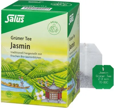 Produktbild von Grüner Tee Jasmin  Salus, 15 St FBE