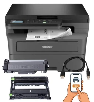 Produktbild von Brother Dcp-L2622dw: Laserdrucker A4 mit Scanfunktion und WLAN DCPL2622DWYJ1
