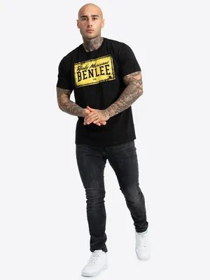 Produktbild von BENLEE Herren T-Shirt BOXLABEL Normale Passform, Black, L
