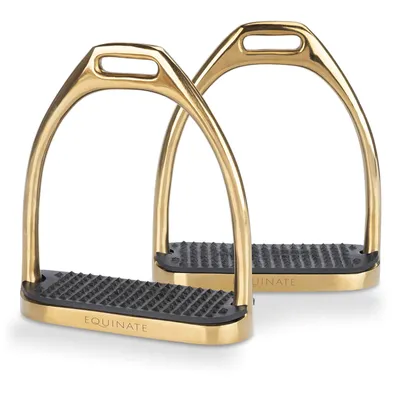 Obrázok produktu pre Equinate Stirrup Luna 10cm Gold