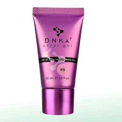 Produktbild von DNKa' Acryl Gel – Professionelles Acrylgel für Aufbau, Verlängerung & Reparatur, #5 "Powder", Tube 30 ml