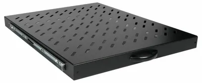 Imagen del producto de Estante EZVS-19-1-80-B. Estante de 19 pulgadas para servidores, de 80 cm de altura, 1U, color