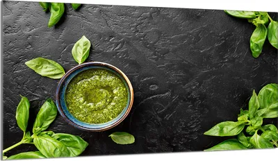Obrázok produktu pre Kryt varnej dosky 90x52 Sklenený kryt varnej dosky Splashback Dekoratívna doska na krájanie, bridlicová bazalka