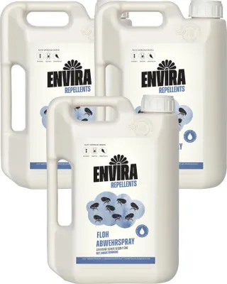 Produktbild von Envira Floh Abwehrspray im Vorteilspack 3x2L