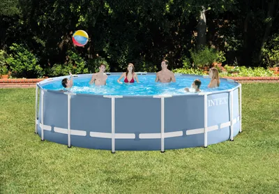 Produktbild von Intex 457 x 122 cm PRISMENRAHMEN-POOL-SET; 26736GN