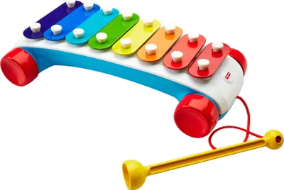 Produktbild von Fisher-Price Xylophon zum Ziehen, ab 18 Monaten, 1,5 Jahr(e), Mit Ton, Kunststoff, Mehrfarbig