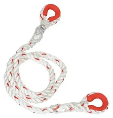 Image de Corde en polyamide à trois brins pour harnais de sécurité, 150 cm, Climax 29/1