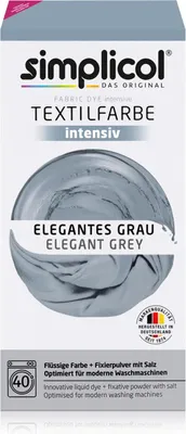 Image de Simplicol teinture textile intense gris élégant - teinture facile (1 paquet)