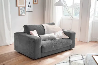 Produktbild von KAWOLA Doppelsessel MADELINE Loveseat Cord grau
