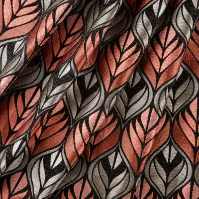Produktbild von Stoff mit Art-Deco-Muster in Samtoptik