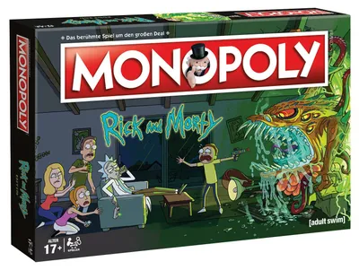 Obrázok produktu pre Monopoly Rick and Morty Edition stolová hra Stolová hra nemčina