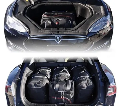Produktbild von Tesla Model S Ev 2012-2016 Kofferraumtaschen Set 6 Stk