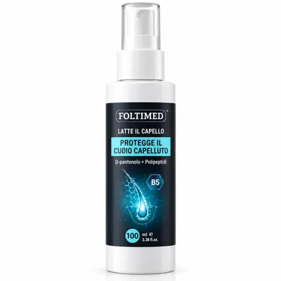 Immagine prodotto di Foltimed Spray Anticaduta Capelli 100ml Uomo Donna - Trattamento Extra Forte, Rinforza Bulbo, Stimola Ricrescita, Integratore Naturale