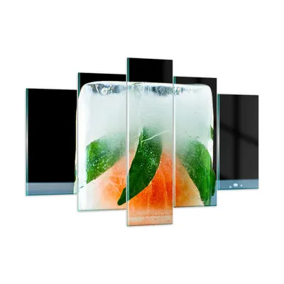 Produktbild von Bilder auf glas - Gefroren frucht dessert bio - 150x100cm - Glasbilder - Wandbilder - Kunstdruck - zum Aufhängen bereit - Wanddekoration aus Glas - Glas Bilder - Wandbild auf Glas - GEA150x100-2249