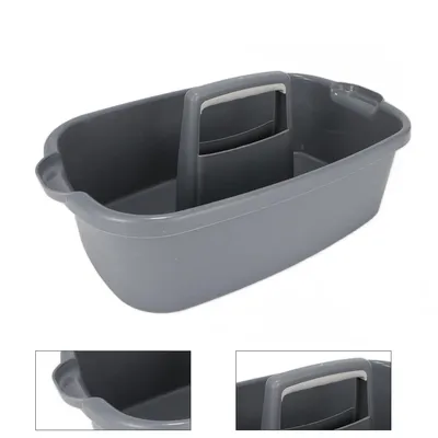 Produktbild von Reinigungs Utensilienkorb mit Griff,Aufbewahrungsbox,Organisationsbox für Putzmittel Langlebiger PP Kunststoffkorb für Hotel/Restaurant/Haushalt