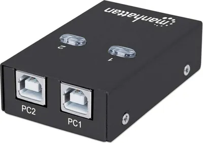 Image de MANHATTAN Umschalter USB 2.0 2-Port  schwarz