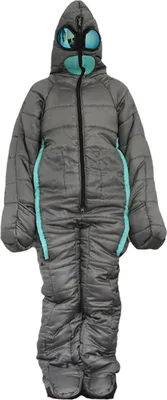 Produktbild von Schlafsack-Ergonomie, faltbar, winddicht, hohle Baumwollfüllung, zum Schlafen, tragbar, für Outdoor-Camping, zum Wandern, L, Grau