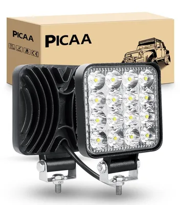 Obrázek produktu pro LED pracovní světlo 12V/24V, 2 kusy, 48W, mini, 3,3 palce, vhodné pro terénní vozidla, voděodolné