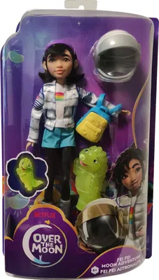 Obrázok produktu pre Mattel GNP77 Netflix Over the Moon Fei Fei Moon Adventure Doll so svietiacim Gobi a prilbou