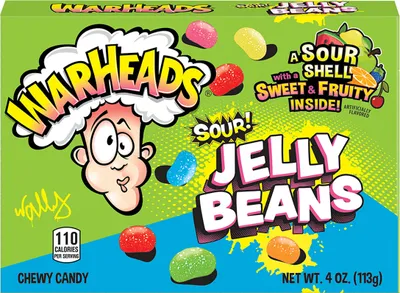 Produktbild von Warheads Sour Jelly Beans 113g
