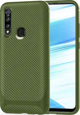 Produktbild von Mobigear Racing  OPPO A31 Hülle Flexibles TPU Backcover - Grün