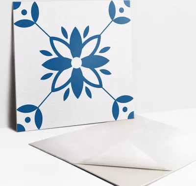 Produktbild von Blumenornament – Selbstklebende Wandfliesen – PVC Wandpaneele – Vinyl Wandverkleidung – Dekopaneele selbstklebend – Wanddeko selbstklebend – 9 Stück 30x30 cm