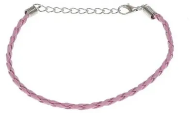 Zdjęcie produktu dla Różowa bransoletka damska elegancka biżuteria