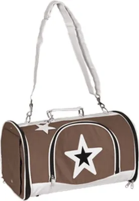Produktbild von Karlie Star Bag - Hundetragetaschen - Cord/Nylon - Braun - 45x31x27