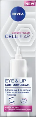 Produktbild von NIVEA – Augencreme – CELLular Expert Filler Anti-Aging – Für alternde Haut – Mit Hyaluronsäure & reiner Folsäure – 15 ml - 1 Stück