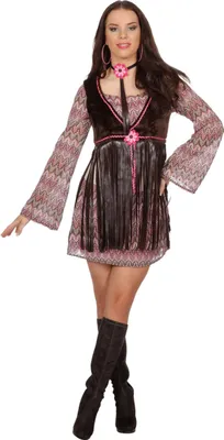 Produktbild von Hippie-Kleid mit Weste, Groesse:44