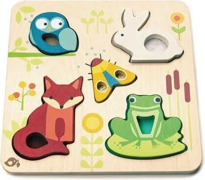 Zdjęcie produktu dla TENDERLEAFTOYS - Puzzle zwierzęta 5 elementów