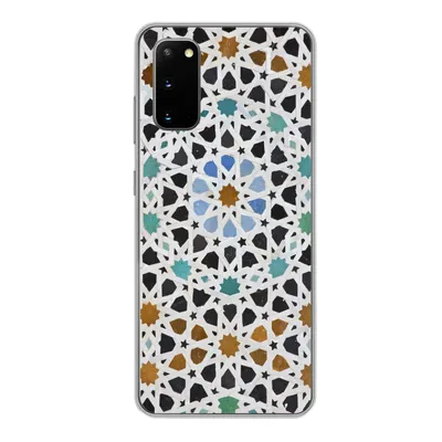 Produktbild von MuchoWow® Handyhülle Schutzhülle Hülle für Samsung Galaxy S20 Ein marokkanisches Mosaikdetail Silikon Softcase Handy Hülle - Bild