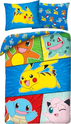 Obrázek produktu pro Pokémon ložní prádlo Ver. 7 140 x 200 cm / 70 x 90 cm