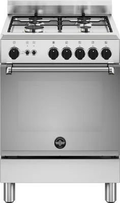 Image de Bertazzoni La Germania Americana AMN664GXV/24 Cuisinière Cuisinière indépendante gaz Inox A+