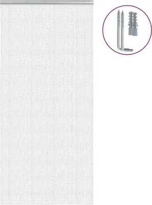 Obrázek produktu pro Řetízkový dveřní závěs proti hmyzu 100 x 200 cm hliník