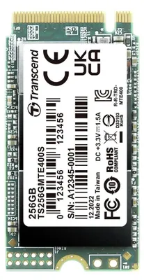 Image de Transcend MTE400S, M.2 NVMe SSD, PCIe 3.0 x4, 2242, 256GB