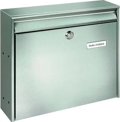 Obrázok produktu pre BURG WÄCHTER 20390 BURG WÄCHTER Briefkasten Borkum silber