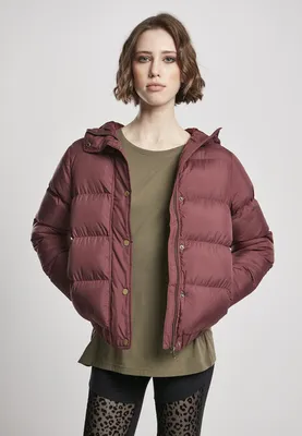 Immagine prodotto di Urban Classics - Giacca da donna con cappuccio cherry - M