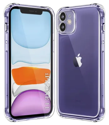 Produktbild von Techsuit Shockproof Back Cover Hülle für Apple iPhone 11 - Transparent
