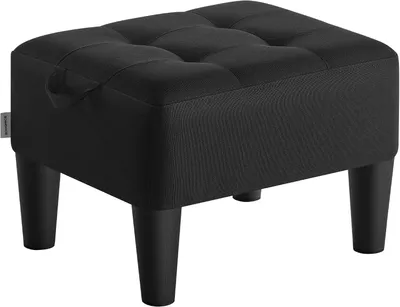 Productafbeelding van Voetenbank - Poef met opbergruimte - Gestoffeerd - 40 x 32 x 26 cm - Draagvermogen 150 kg